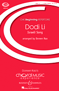 Dodi Li Two-Part choral sheet music cover